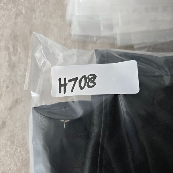 Spanx Leather-Like Flare Pant Small Black Bootcut High Rise Edgy Grunge Goth New - Picture 13 of 13